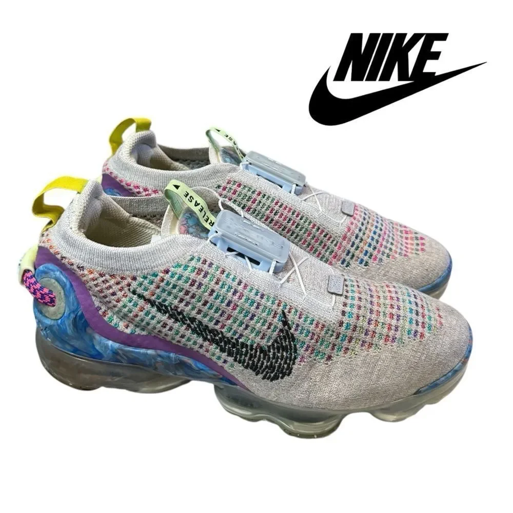 Nike Women's Air VaporMax 2020 Flyknit 'Multi-Color' CJ6741-001 Sneakers 9